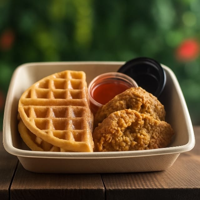 Chick'n & Waffles.