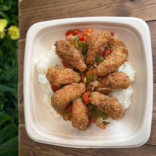 Crispy Shrimp 'N Grits