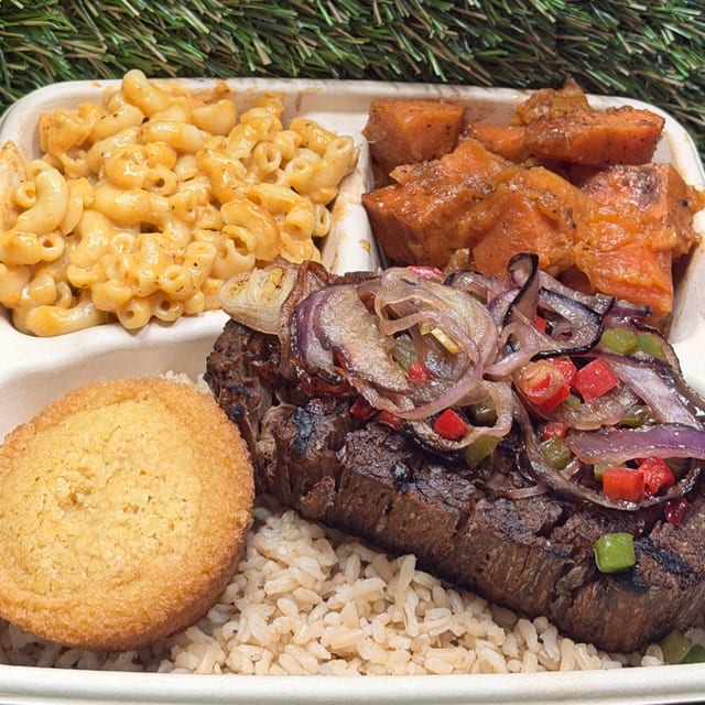 Steak Dinner.